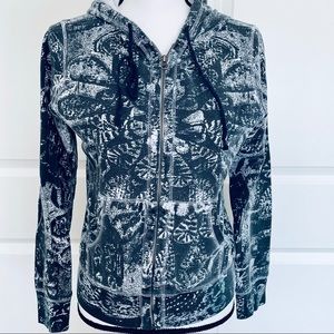 LUCKY BRAND Hoodie Blue Print